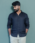 Signature Linen Midnight Black