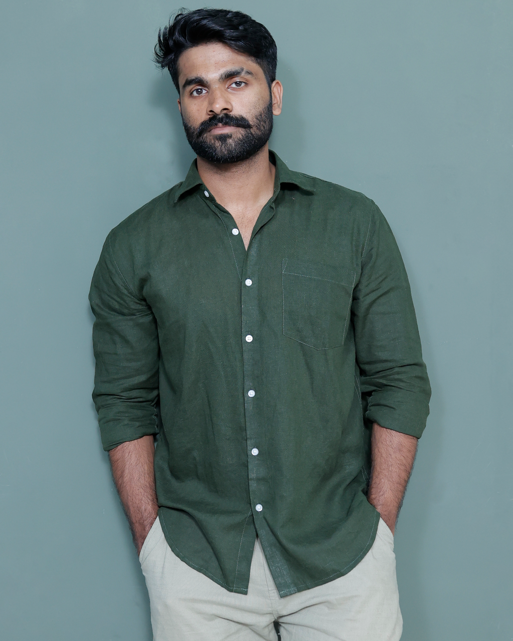 Reserve Linen Forest Olive
