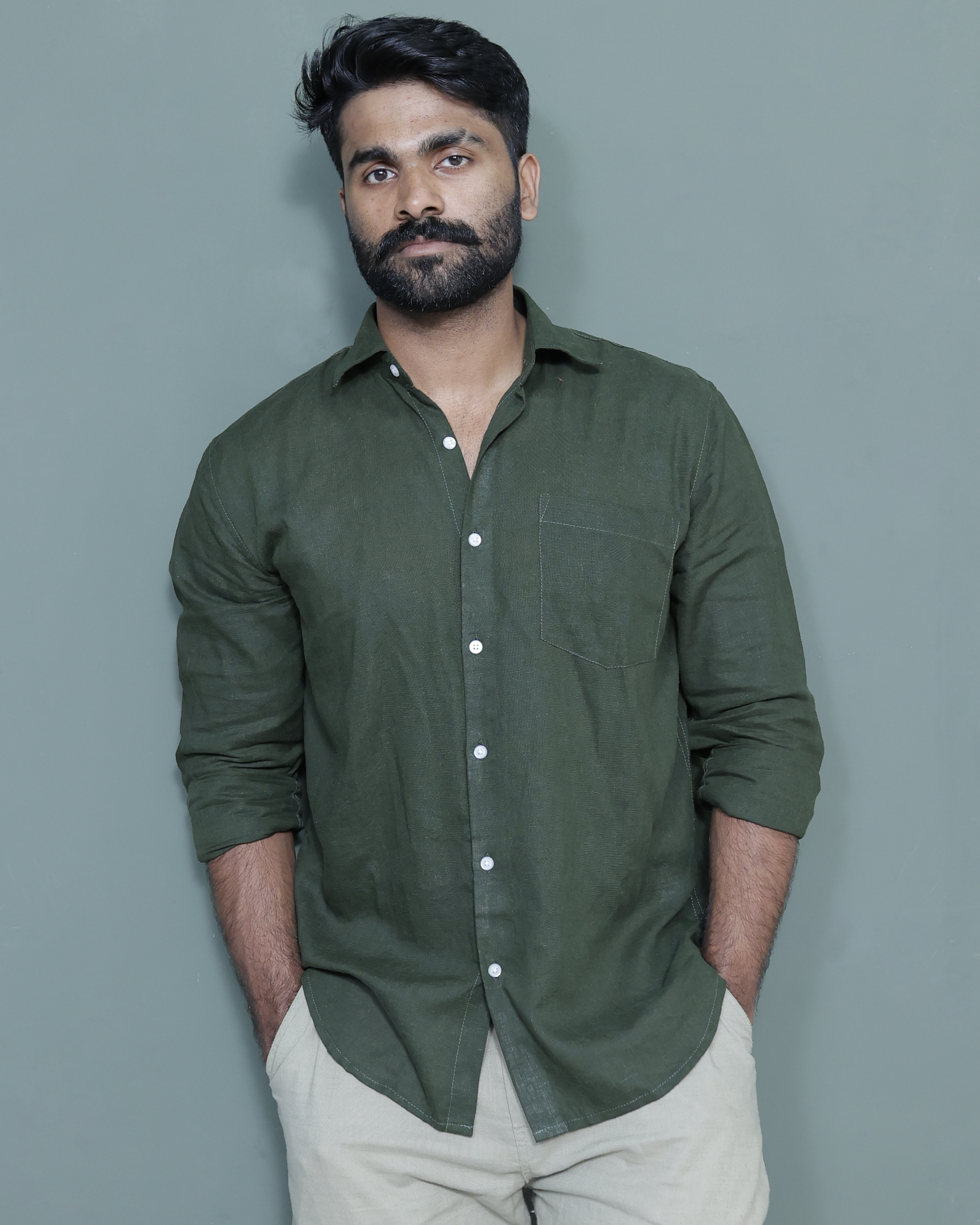 Reserve Linen Forest Olive