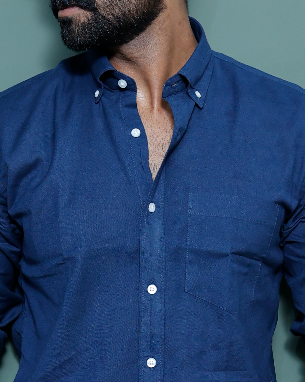 Essential Linen Midnight Navy