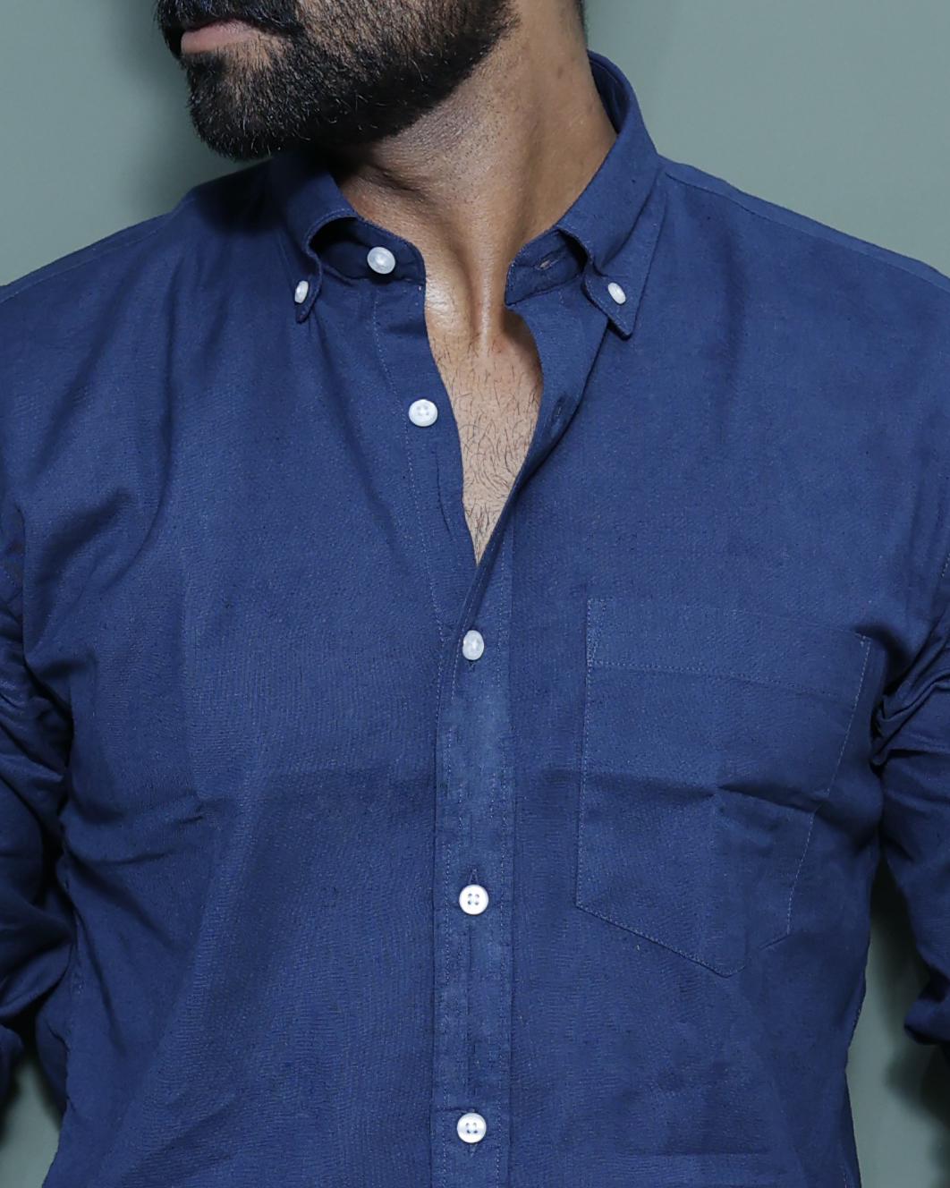 Essential Linen Midnight Navy