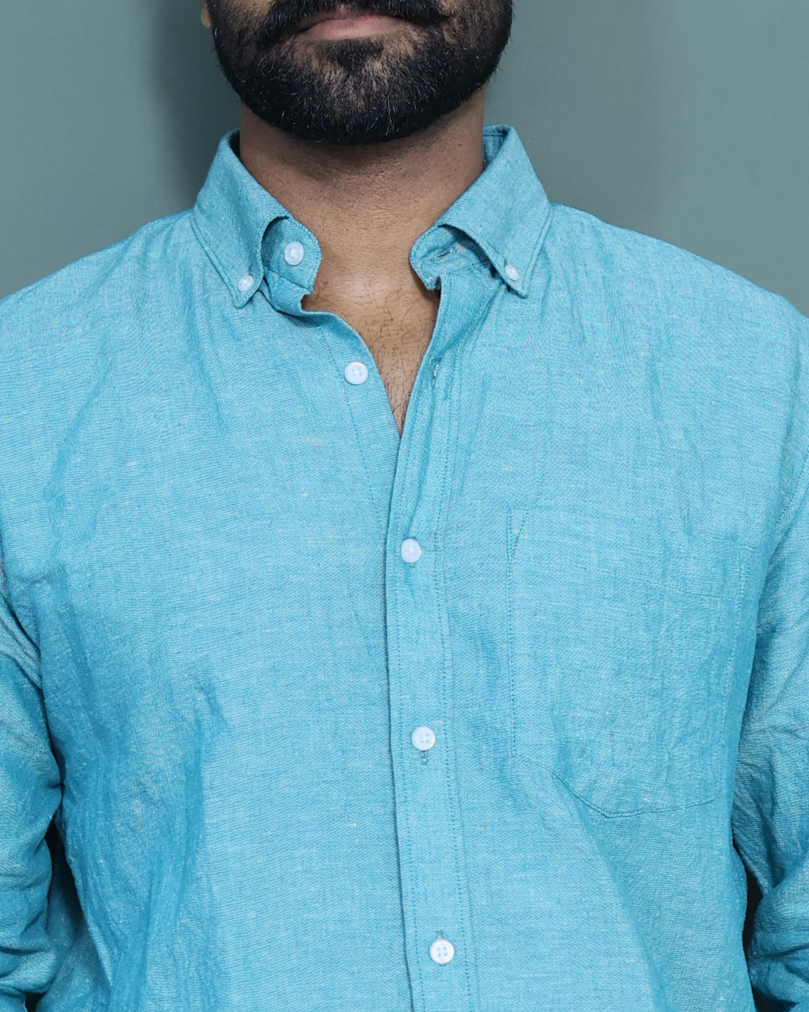 Essential Linen Coastal Green