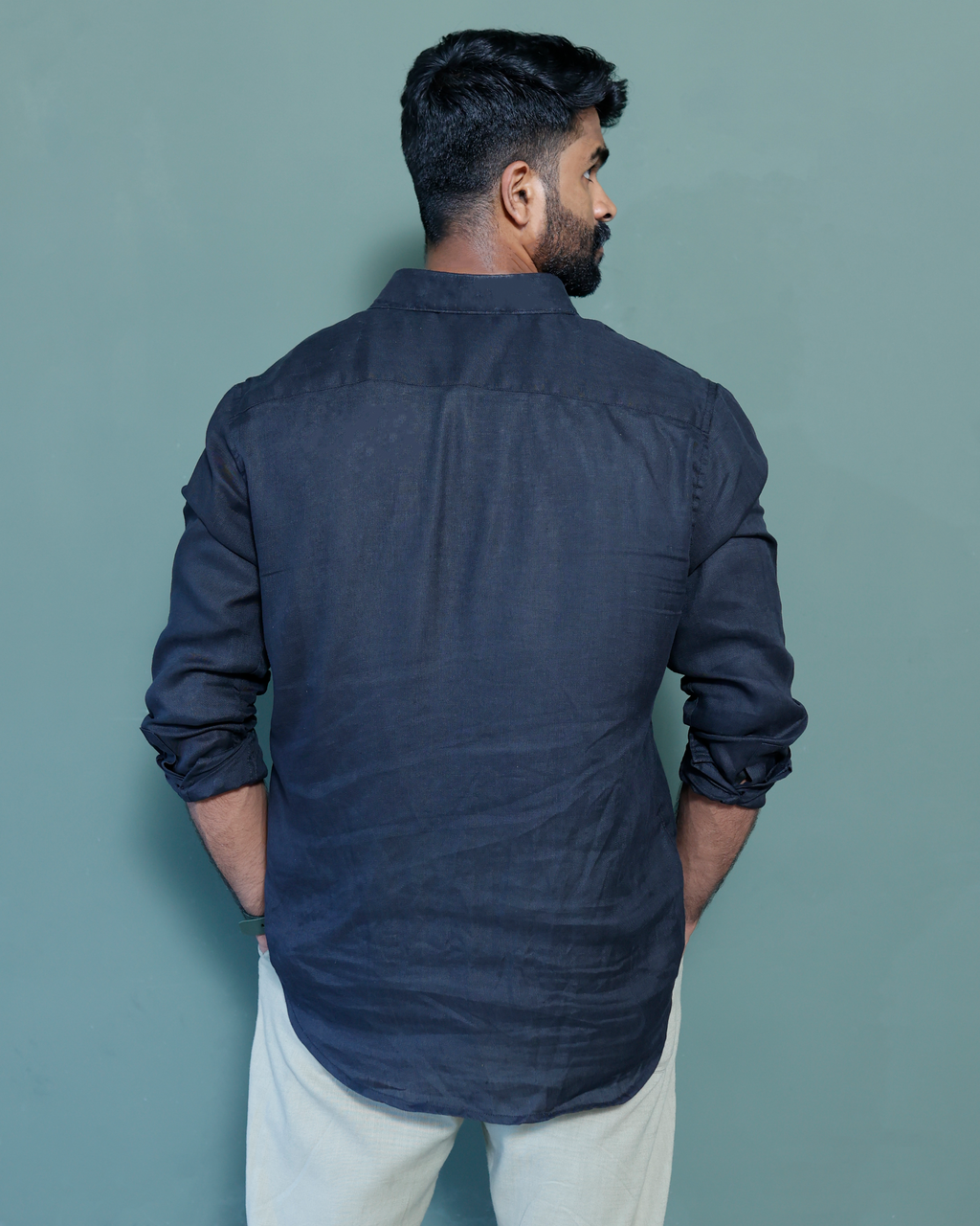 Signature Linen Midnight Black