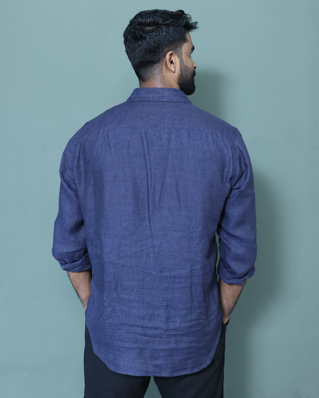 Signature Linen Indigo Blue