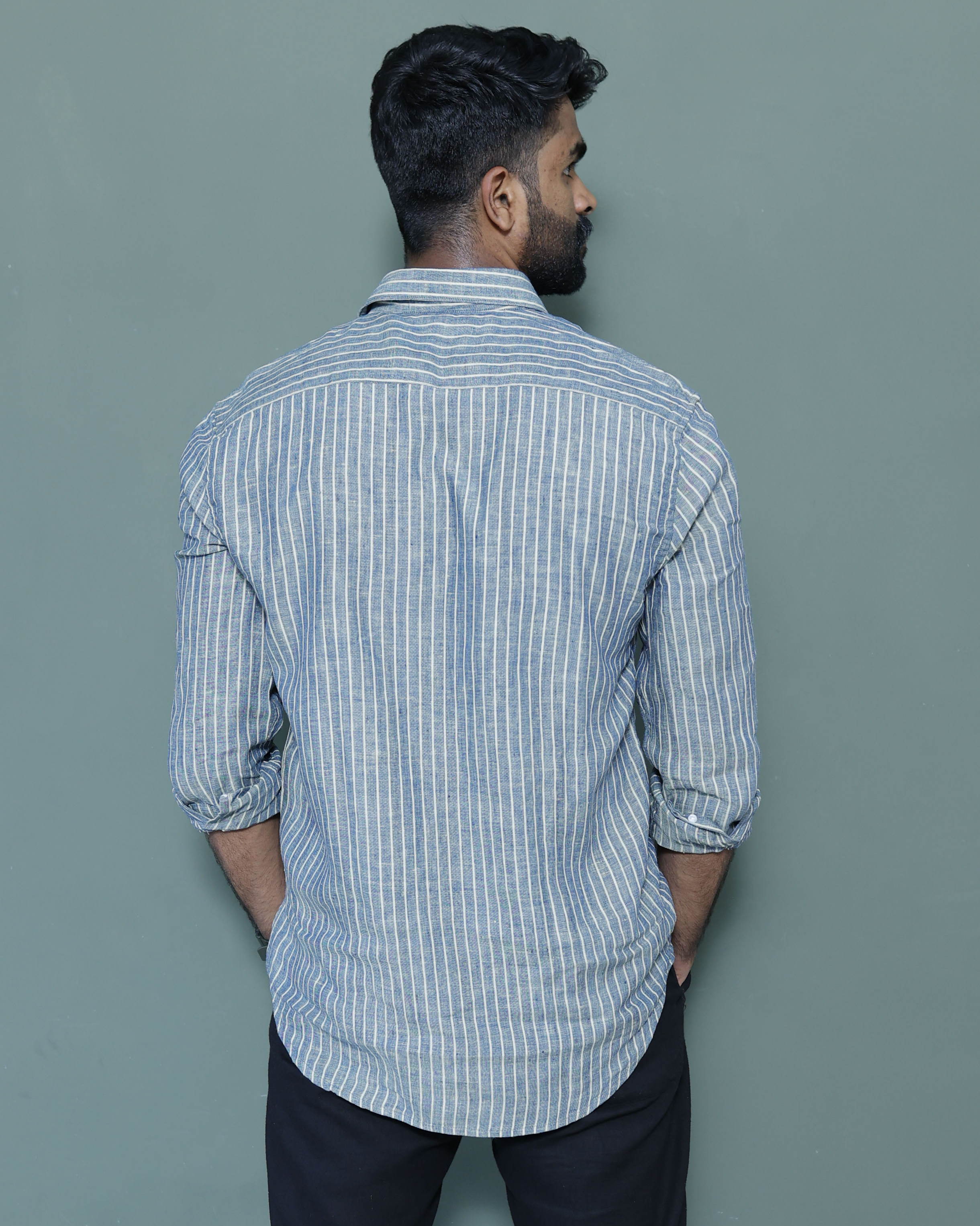 Signature Linen  Stripe Harbor