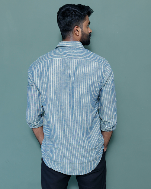 Signature Linen  Stripe Harbor
