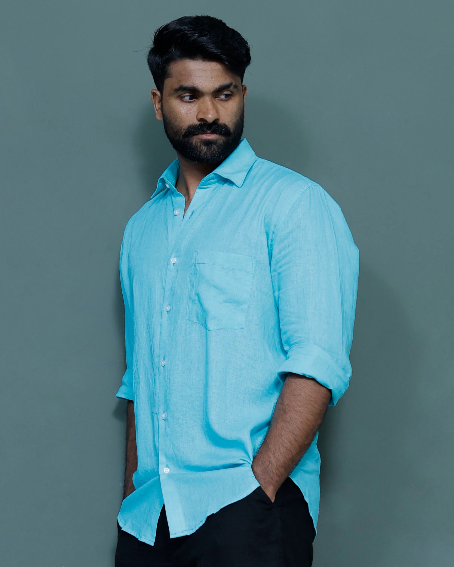 Reserve Linen Coastal Blue