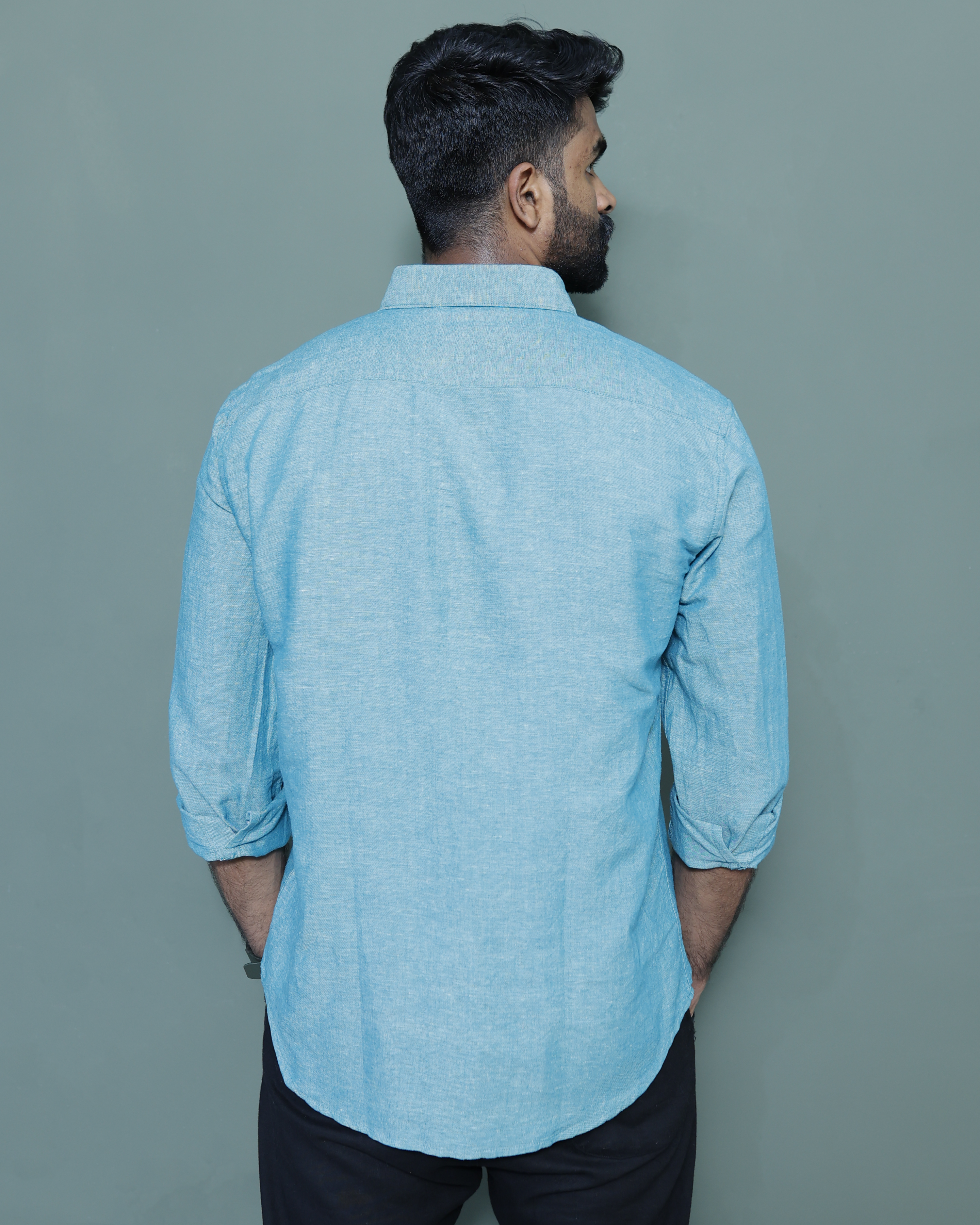 Essential Linen Coastal Green