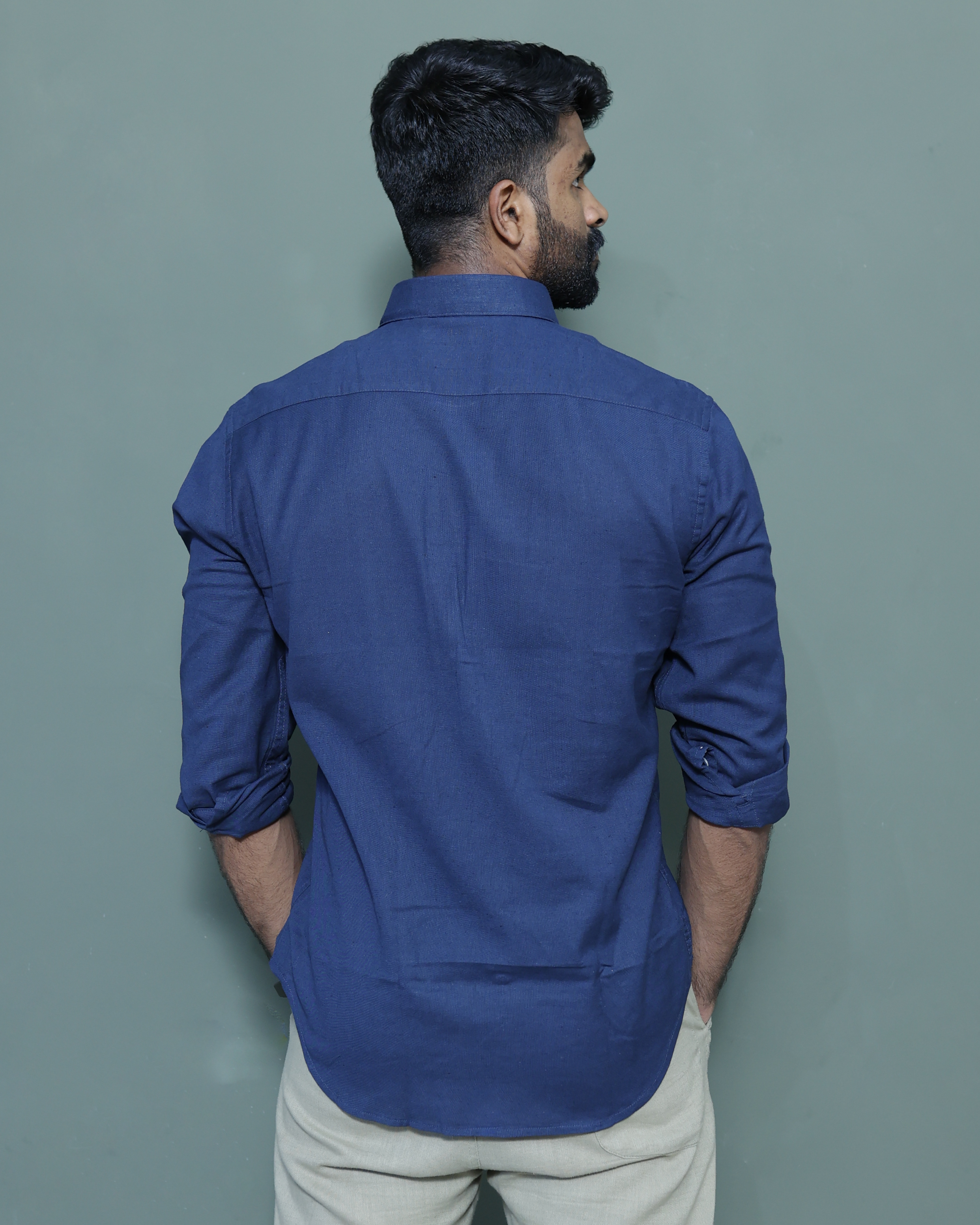 Essential Linen Midnight Navy