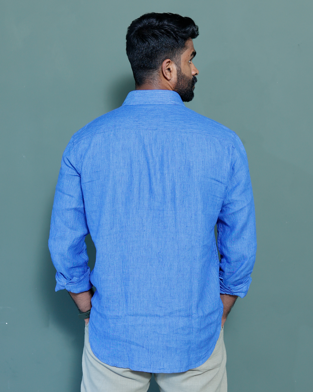 Signature Linen Azure Blue