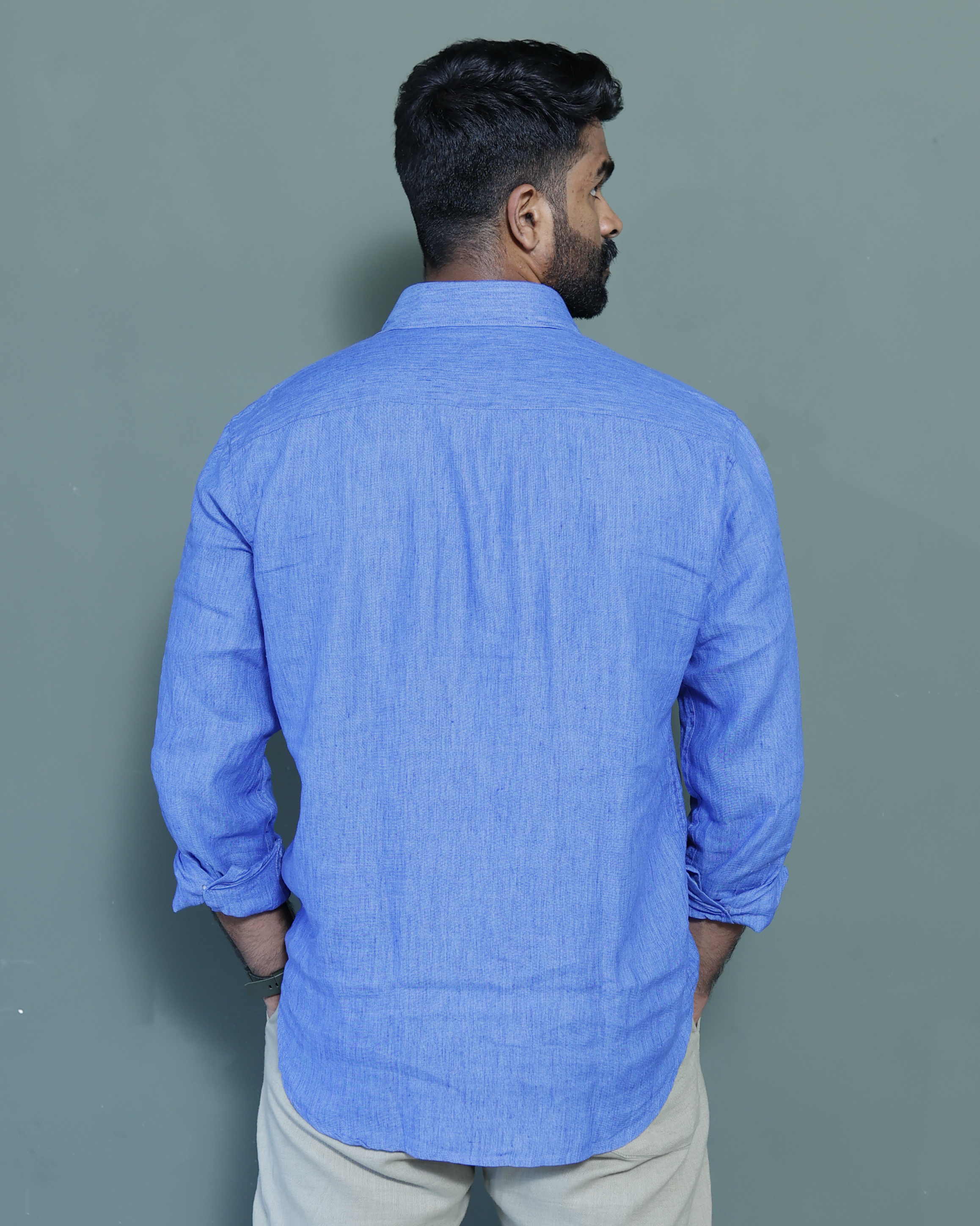Signature Linen Azure Blue