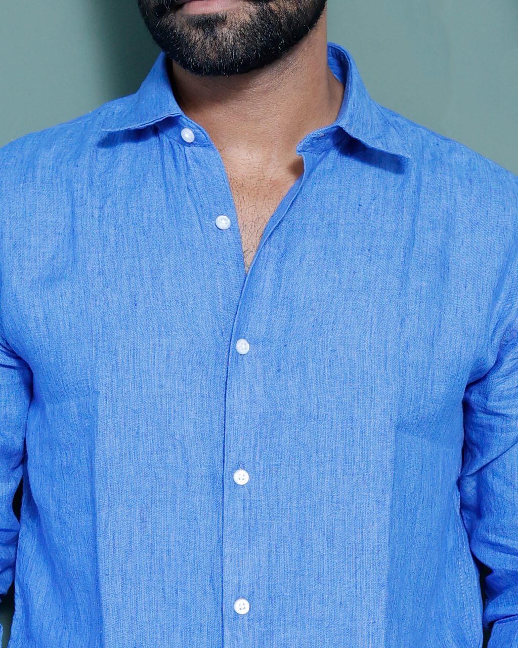 Signature Linen Azure Blue