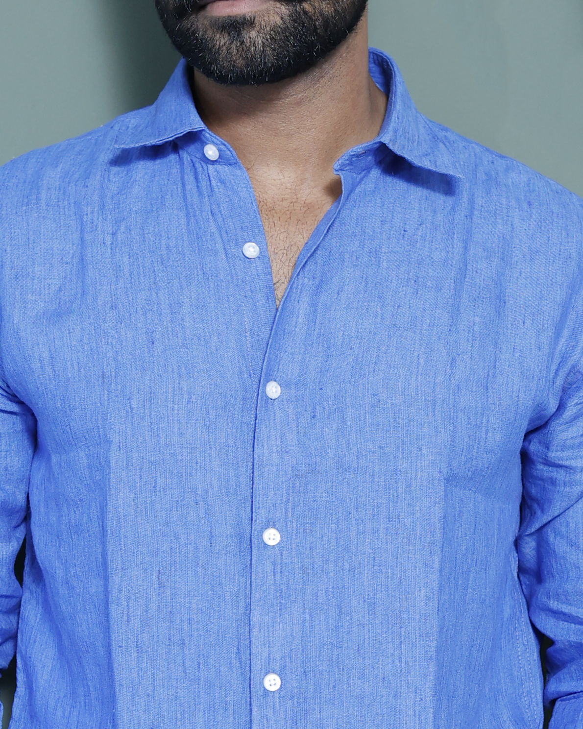 Signature Linen Azure Blue